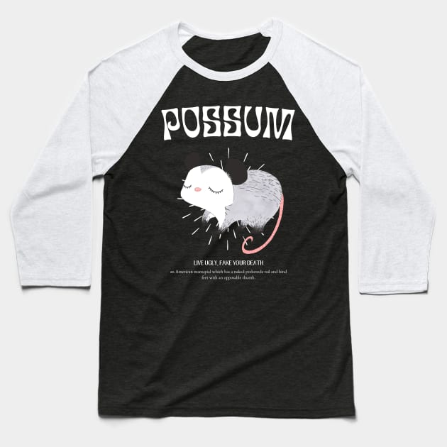 Possum Baseball T-Shirt by burlytx